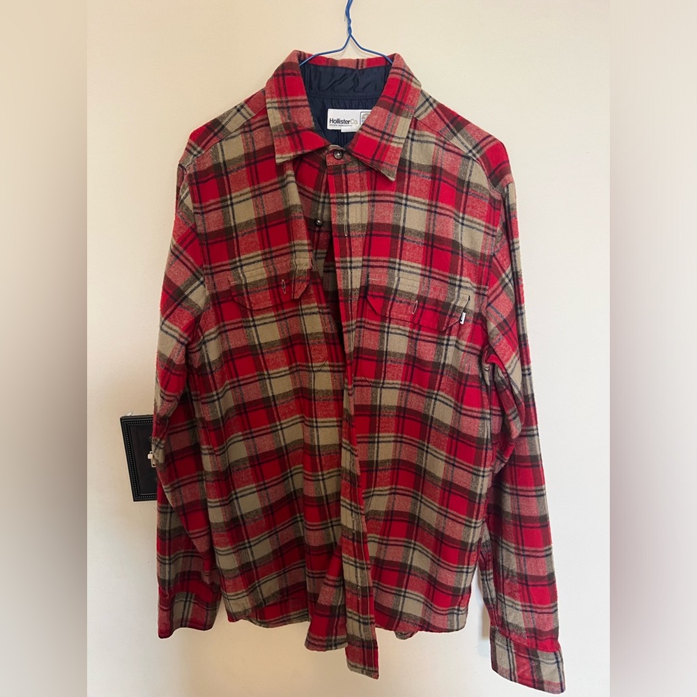 Hollister size small flannel shirt